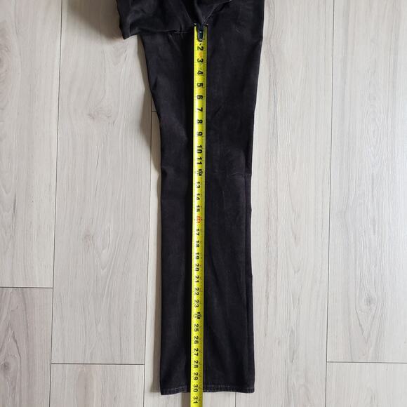 VTG J Crew Pants Womens 2 Brown Corduroy Low Rise Y2K Tailored Trousers 29x30 - Picture 7 of 10